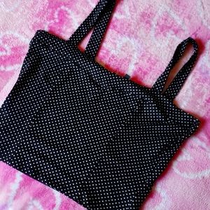 Polka Dot Crop Top